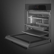 Духовой шкаф с функциями пара и СВЧ Smeg SO6204APB фото 4 в Екатеринбурге