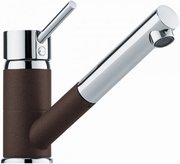 Смеситель Franke Sinta выдвижной шланг хром/шоколад