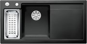 Мойка Бланко AXON II 6 S (чаша слева) керамика клапан-автомат InFino® черный фото в Екатеринбурге Мойка Blanco AXON II 6 S (чаша слева) керамика клапан-автомат InFino® черный фото в Екатеринбурге