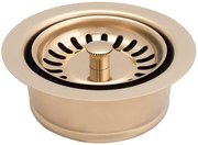 Металлическая горловина с ситечком для вставки Bone Crusher LB9143+LB9138 матовое золото фото в Екатеринбурге