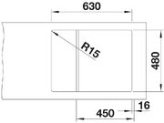 Мойка BLANCO ELON 45 S Silgranit черный, клапан-автомат фото 3 в Екатеринбурге Мойка BLANCO ELON 45 S Silgranit черный, клапан-автомат фото 3 в Екатеринбурге