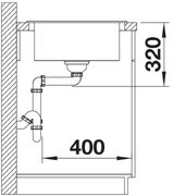 Мойка BLANCO ELON XL 6 S мягкий белый, клапан-автомат фото 4 в Екатеринбурге