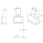Вертикальная вытяжка Korting KHC 65330 GN фото 4 в Екатеринбурге