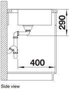 Мойка BLANCO ANDANO 500-IF/A нержавеющая сталь, клапан-автомат фото 4 в Екатеринбурге Мойка BLANCO ANDANO 500-IF/A нержавеющая сталь, клапан-автомат фото 4 в Екатеринбурге