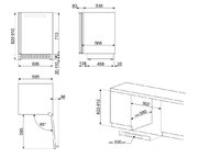 Встраиваемый винный холодильник Smeg CVI138LS3 фото 4 в Екатеринбурге