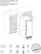 Винный шкаф Dunavox DX-70.258B фото 3 в Екатеринбурге
