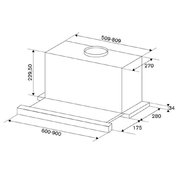 Встраиваемая вытяжка Bertazzoni KTE60MOD1B фото 4 в Екатеринбурге