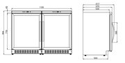 Винный шкаф Dometic B68G Double Basic фото 3 в Екатеринбурге