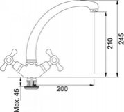 Смеситель Franke Ambra золото фото 2 в Екатеринбурге