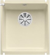 Мойка Бланко SUBLINE 375-U керамика отводная арматура InFino® жасмин фото в Екатеринбурге Мойка Blanco SUBLINE 375-U керамика отводная арматура InFino® жасмин фото в Екатеринбурге