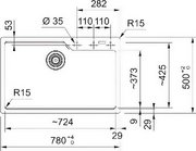 Мойка Franke UBG 610-72 грифельный серый фото 3 в Екатеринбурге