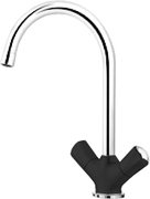 Смеситель Blanco Amona chrome/silgranit антрацит