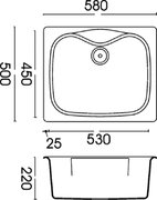 Мойка Smeg LSE58AV фото 2 в Екатеринбурге