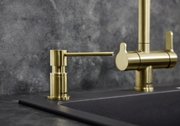 Дозатор для жидкого мыла Blanco Lato 527721 сатиновая платина фото 2 в Екатеринбурге