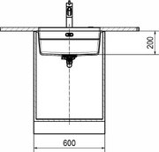 Мойка Franke Kubus 2 KNG 110-52 грифельный серый фото 3 в Екатеринбурге