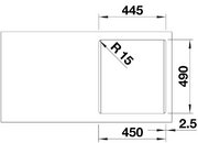 Мойка BLANCO NAYA 45 Silgranit антрацит фото 3 в Екатеринбурге Мойка BLANCO NAYA 45 Silgranit антрацит фото 3 в Екатеринбурге