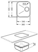 Мойка Smeg BST30 фото 2 в Екатеринбурге