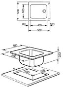 Мойка Smeg VS45P3N фото 4 в Екатеринбурге
