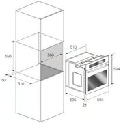 Духовой шкаф Fulgor Milano FQO 6010 P MT X фото 2 в Екатеринбурге