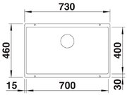 Мойка Бланко ROTAN 700-U Silgranit белый фото 3 в Екатеринбурге Мойка Blanco ROTAN 700-U Silgranit белый фото 3 в Екатеринбурге