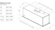 Встраиваемая вытяжка Pando EVO/580.11 INOX V.850 SEC фото 2 в Екатеринбурге