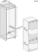 Встраиваемый холодильник Miele KFN 7744 C фото 3 в Екатеринбурге