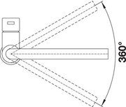 Смеситель Blanco LANORA полированная нержавеющая сталь фото 4 в Екатеринбурге