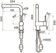 Смеситель Omoikiri TANIGAWA-SB C фото 2 в Екатеринбурге