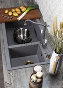 Мойка Omoikiri TEDORI 86-2-LB-ES фото 2 в Екатеринбурге