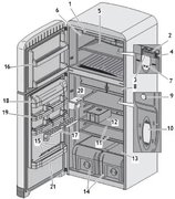 Холодильник Smeg FAB50XS фото 2 в Екатеринбурге