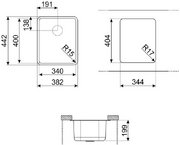 Мойка Smeg VSTR34CUX фото 2 в Екатеринбурге