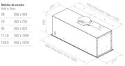 Встраиваемая вытяжка Pando EVO/780.11 INOX V.850 SEC фото 2 в Екатеринбурге