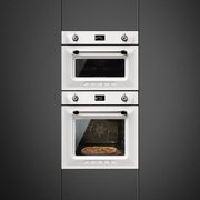 Компактный духовой шкаф с пароваркой Smeg SF4920VCB1 фото 2 в Екатеринбурге
