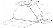 Встраиваемая вытяжка Korting KHI 9828 GN фото 3 в Екатеринбурге
