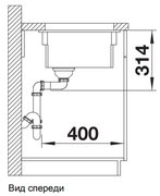 Мойка Blanco ETAGON 500-U SILGRANIT PuraDur темная скала фото 4 в Екатеринбурге