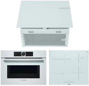 Bosch (духовой шкаф CMG633BW1 + варочная панель PIF672FB1E + вытяжка DWF65AJ20T)