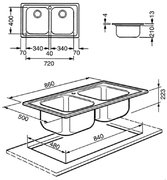 Мойка Smeg LL862 фото 2 в Екатеринбурге