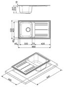 Мойка Smeg LZ861AV2 фото 2 в Екатеринбурге