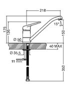 Смеситель Smeg MF11AV2 фото 2 в Екатеринбурге