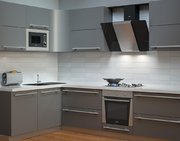 Вытяжка KRONA TALLI 900 inox/black glass 3P фото 2 в Екатеринбурге