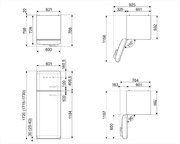 Холодильник Smeg FAB30LWH3 фото 3 в Екатеринбурге