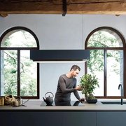 Вытяжка Falmec CIRCLE.TECH Levante 120 graphite glass фото 2 в Екатеринбурге