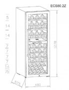 Винный шкаф La Sommeliere ECS80.2Z фото 2 в Екатеринбурге
