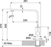 Смеситель Franke Crea хром фото 3 в Екатеринбурге