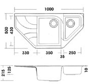 Мойка Smeg LSE102A фото 2 в Екатеринбурге
