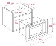 Встраиваемая микроволновая печь Teka ML 820 BI BLACK-SS фото 3 в Екатеринбурге