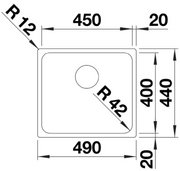 Мойка BLANCO SOLIS 450-IF нержавеющая сталь фото 3 в Екатеринбурге Мойка BLANCO SOLIS 450-IF нержавеющая сталь фото 3 в Екатеринбурге