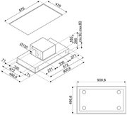 Встраиваемая вытяжка Smeg KSCB90XE фото 2 в Екатеринбурге