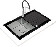 Врезная раковина Тека Diamond RS15 1B 1D 86 BLACK фото 2 в Екатеринбурге Врезная раковина Teka Diamond RS15 1B 1D 86 BLACK фото 2 в Екатеринбурге