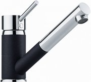 Смеситель Franke Sinta выдвижной шланг хром/оникс